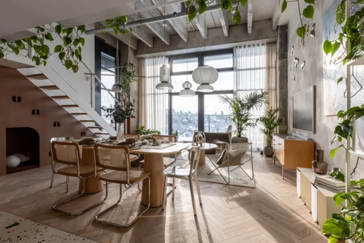 FAMILY LOFT - obývací prostor