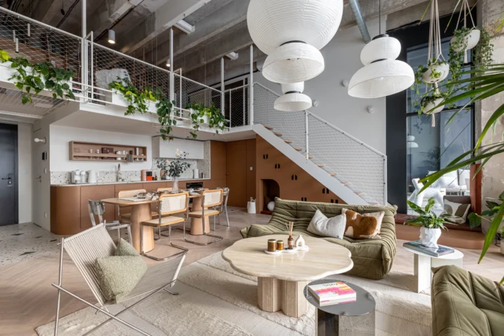 FAMILY LOFT - obývací prostor