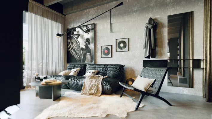 Investiční loft 353 - obývací prostor