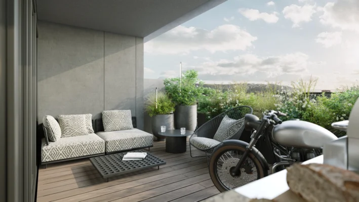 Investiční loft 303 - terasa
